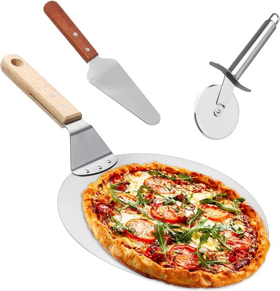 BBQ set Roestvrij Staal – 37x13x5cm | Spatel en Vleestang voor de
