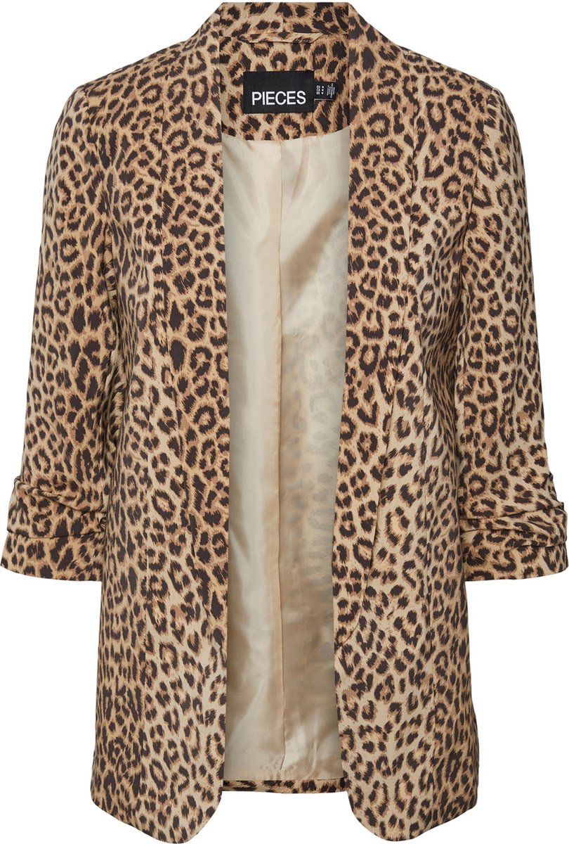 PIECES PCBOSS 3/4 PRINTED BLAZER NOOS Dames Blazer - Maat S