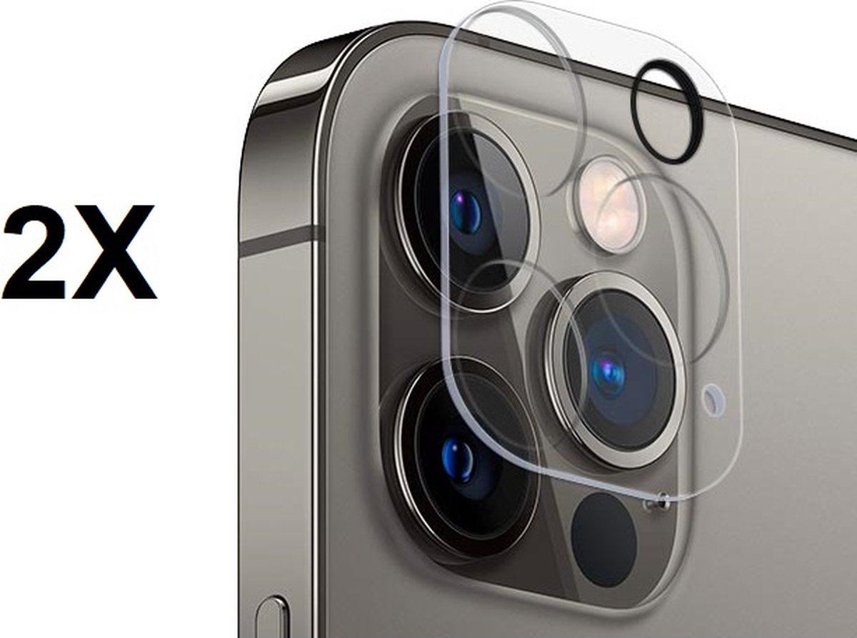 Camera lens protector iPhone 12 Pro  - screenprotector - Bescherming camera lens voor iPhone 12 Pro - 2 stuks
