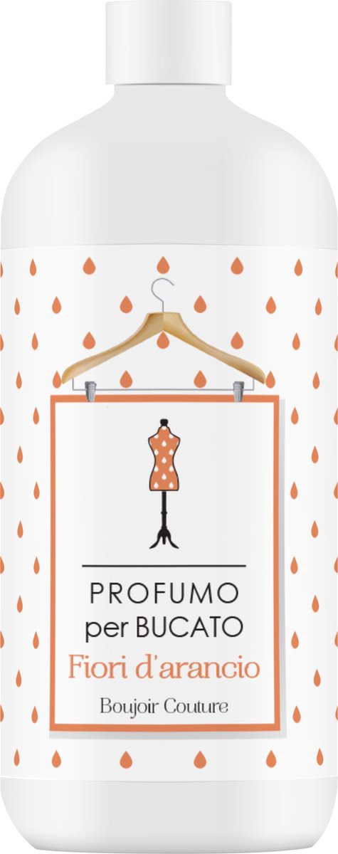 Boujoir Couture wasparfum Fiori d'Arancio 500ml Frisse was – Heerlijke geur – Textielverfrisser – Wasverzachter
