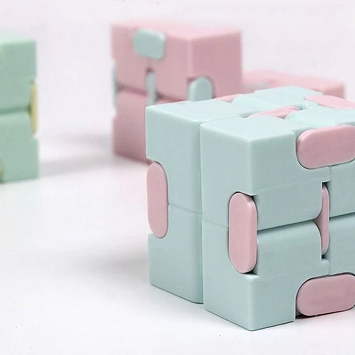 Inifnity cube | fidget toys | pastel blauw - Fidget Cube