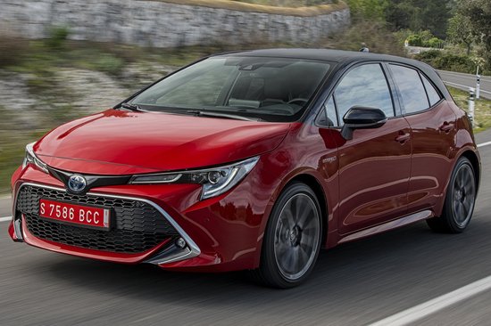 Tapis de voiture de voiture Toyota Corolla - Année de construction : 03/2019 - 2022 - Ajustement d'origine - 4 pièces - Velours