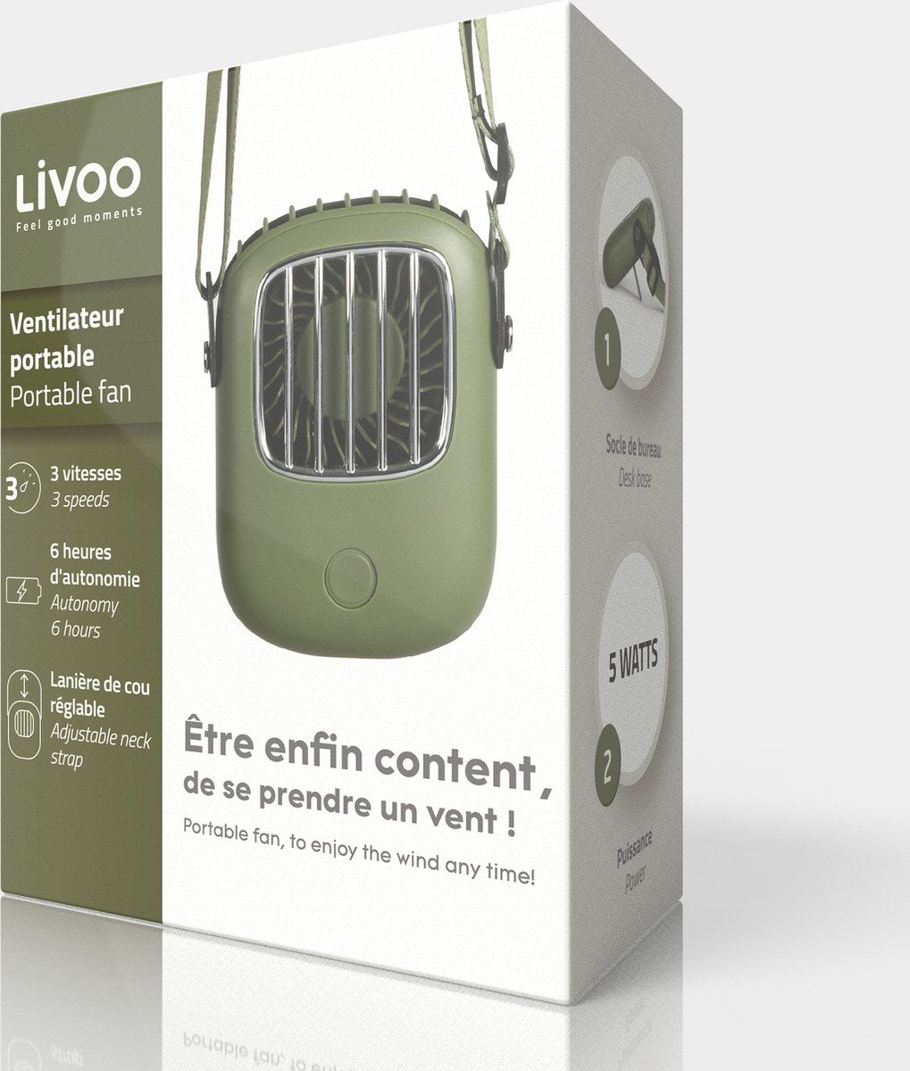 DecoLife Leuke persoonlijke mini-ventilator, handheld en draagbare USB oplaadbare ventilator, dubbele ventilator met 3 instelbare snelheden, perfecte koeling voor binnen- of buitenactiviteiten DecoLife Leuke persoonlijke mini-ventilator, handheld en draagbare USB oplaadbare ventilator, dubbele ventilator met 3 instelbare snelheden, perfecte koeling voor binnen- of buitenactiviteiten