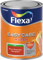 Flexa Easycare Muurverf - Mat - Mengkleur - Puur Klaproos - 1 liter