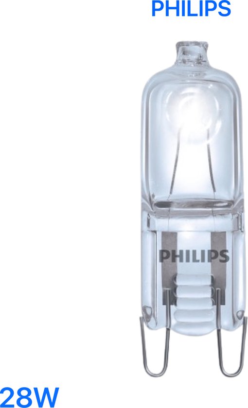 Dubbelzinnig verlamming Slagschip Philips - G9 - 28Watt (vervangt 40W) - Halogeen lamp - Helder - 370 Lumen -  Dimbaar | bol.com