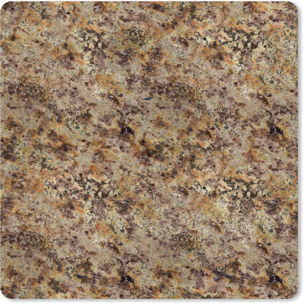 Muismat XXL 40x40 cm - Bureau onderlegger - Bureau mat Graniet - Goud - Antiek - Patronen - Bureaumat - Gaming mousepad xl - Bureaulegger groot - Computer deskmat