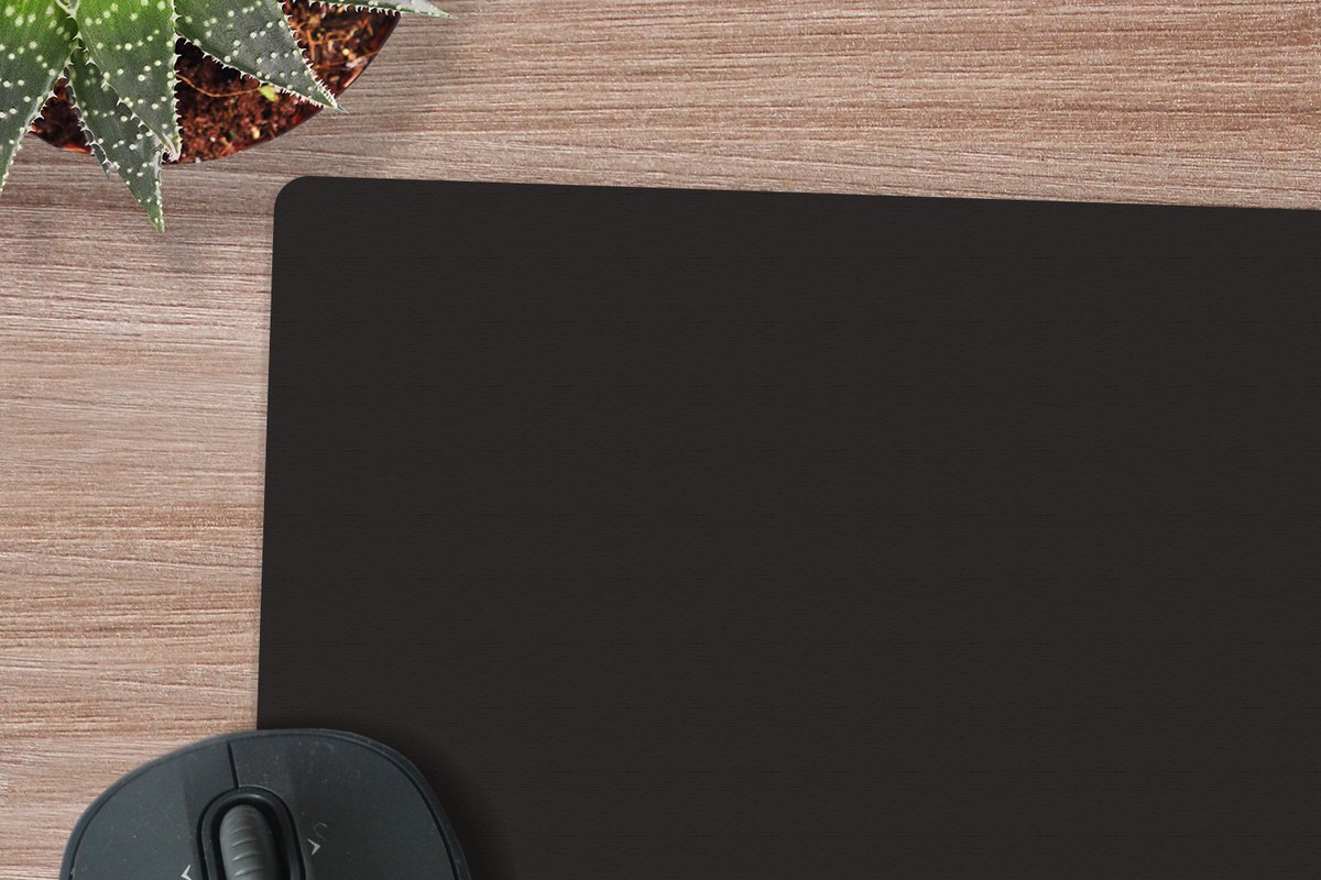 Gaming muismat - Mousepad - Grijs - Effen - Muismat xxl - Muismat groot - 80x60 cm - Bureau onderlegger
