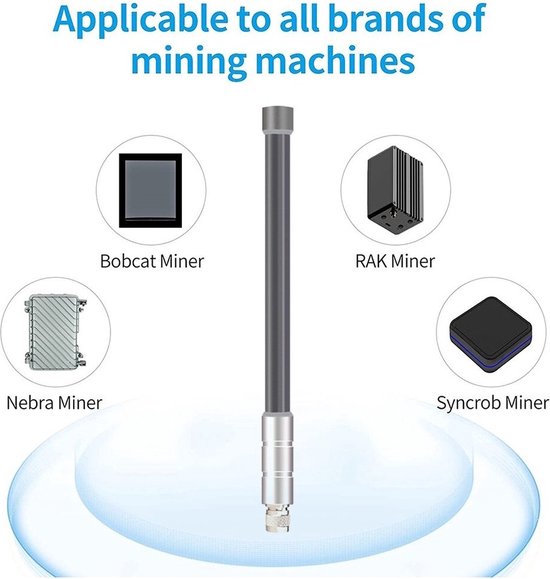Antenne Extérieure Lora 868MHz 5dBi Fibre De Verre - Pour Helium Miner Bobcat RAK Avec Câble 3m