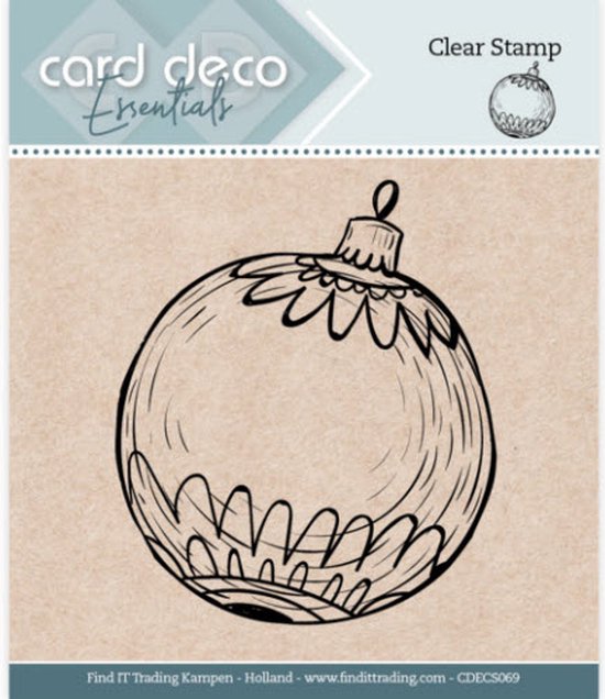 Foto: Card deco essentials clear stamps cdecs 069 christmas ball