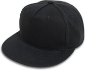 Petje Kind - Zwart - "Flat cap"- Maat Maat 52 (2-4 jaar)