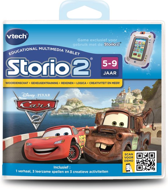 VTech Storio 2 Disney's Cars 2 - Leercomputer Game - 4 Tot 7 Jaar | bol.com
