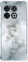 Coque de téléphone robuste OnePlus 10 Pro Coque de téléphone avec bord transparent Peinture Gris