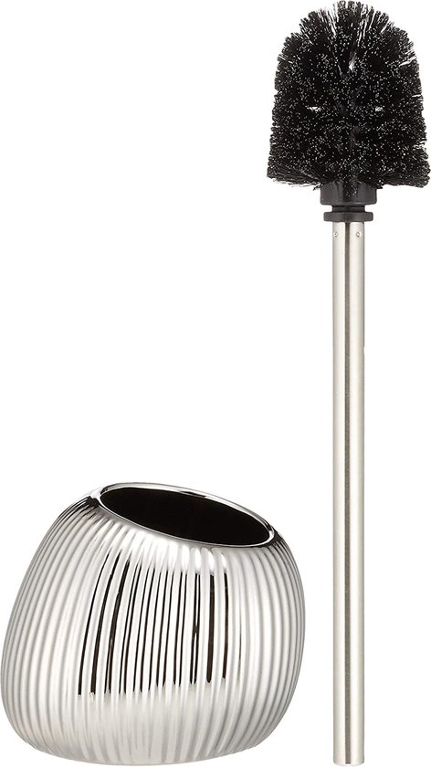 Polaris Riff wc-borstel, verchroomd, afmetingen 17,5 x 14,5 x 37,0 cm , 936061
