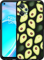 OnePlus Nord CE2 Lite Hoesje Zwart Avocado's - Designed by Cazy