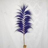 Rayung Grass Purple - Plumes décoratives - 1,6 m - 3 pièces - Handgemaakt