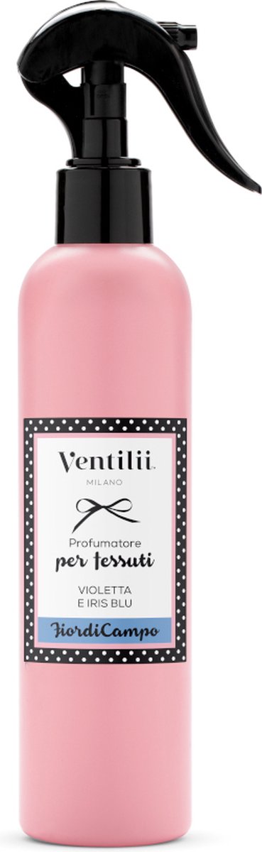 Roomspray Fior di Campo 250ml – Ventilii Milano® | Huisparfum interieurspray geurverspreider textielverfrisser