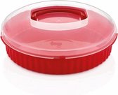 Vershoudbakjes - Lunchbox - Vershouddoos - Plastic Bakjes - Voedselcontainer - BPA vrij - Bewaardoos met deksel - ROOD