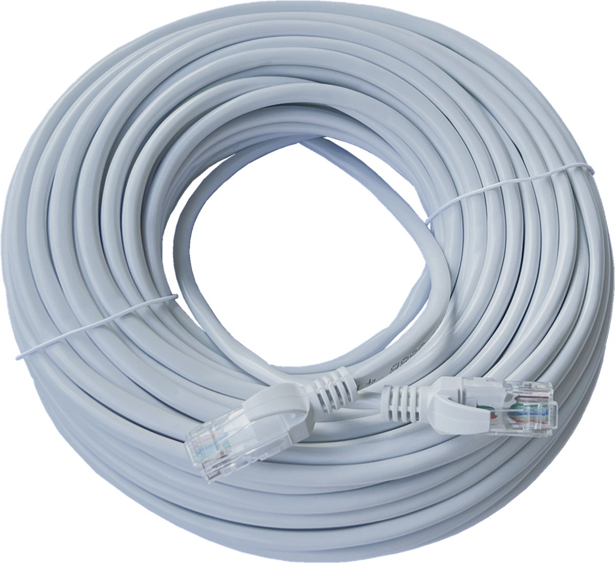 ValeDelucs Internetkabel 15 meter - CAT5e UTP Ethernet kabel RJ45 - Patchkabel LAN Netwerkkabel - Grijs - ValeDelucs