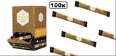 100x Honingsticks 8 gram in dispenser box - thee munt diner drinken honing carnaval festival evenement thema feest restaurant