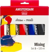 Kit de mélange de peinture acrylique Amsterdam Standard Series | 5 x 120 ml