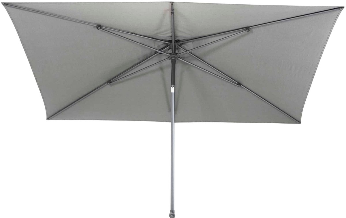 Bol.com 4-Seasons stokparasol Azzurro 250 x 250 cm - Mid Grey aanbieding
