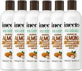 Inecto - Almond Oil Shampoo - 6 pak - Voedend - Hydraterend - Natuurlijk