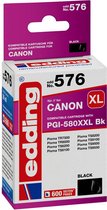 Edding Cartridge vervangt Canon PGI-580PGBK XXL Compatibel Single Zwart EDD-576 18-576