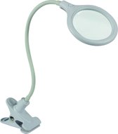 Lampe loupe LED avec pince de fixation - 5 dioptries - 6 W - 30 Leds - Blanc