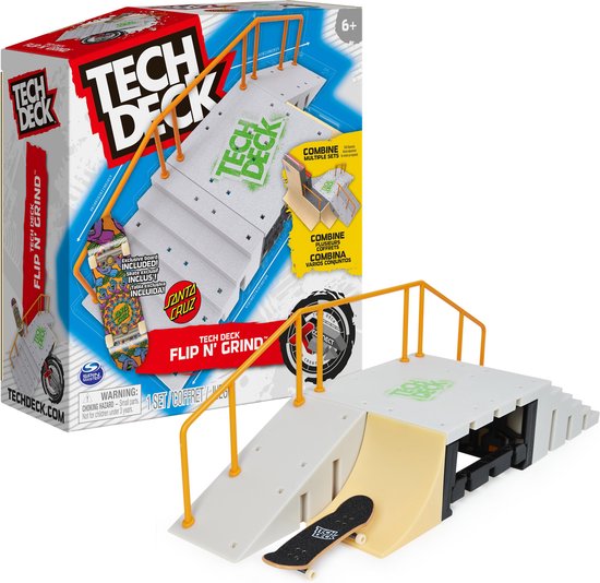 Tech Deck XConnect Flip N' Grind Aanpasbare Ramp Set met
