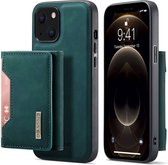 DG Ming - iPhone 14 Plus hoesje - 2 in 1 Magnetisch Portemonnee case - Groen