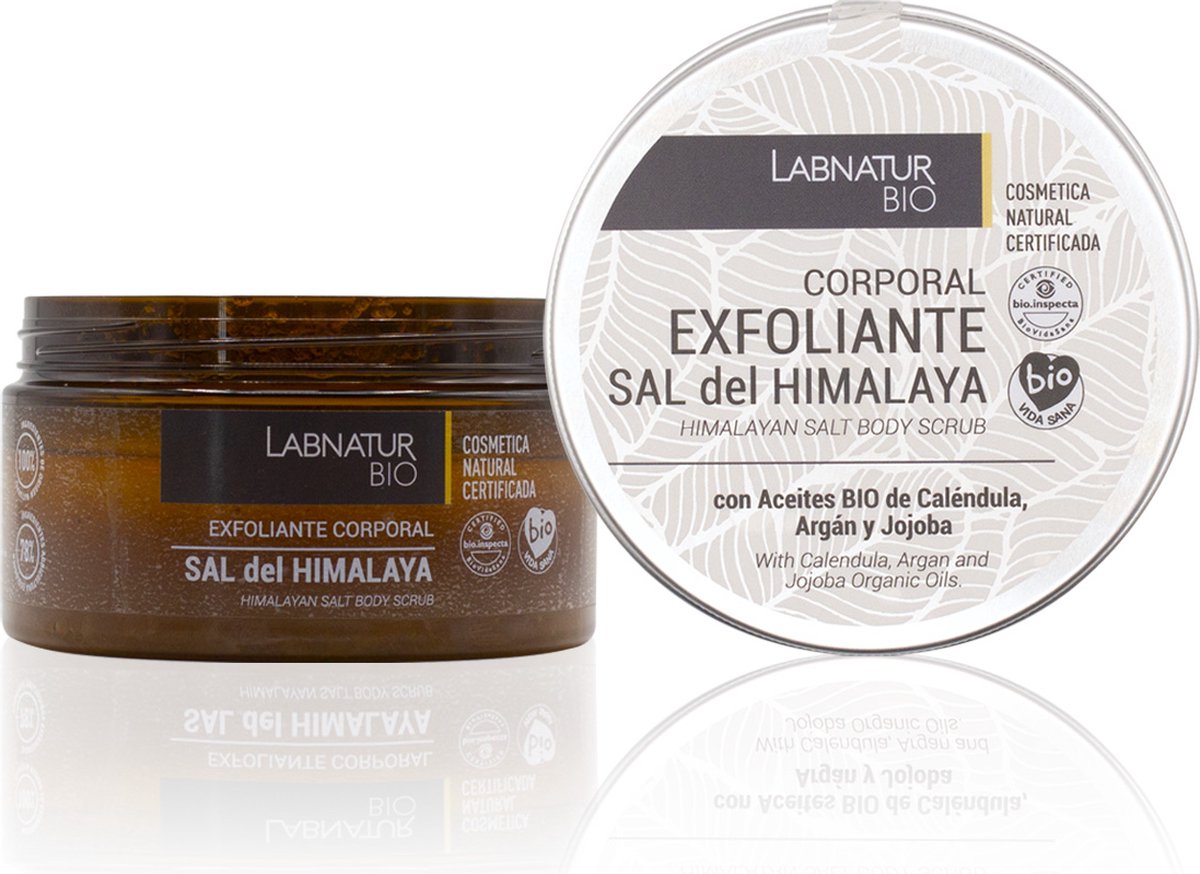 Goedkoopste Labnatur Bio Body Scrub Himalaya Zout - Mannen & Vrouwen - Hydraterend - Diepe Reiniging & Voeding - 250ml