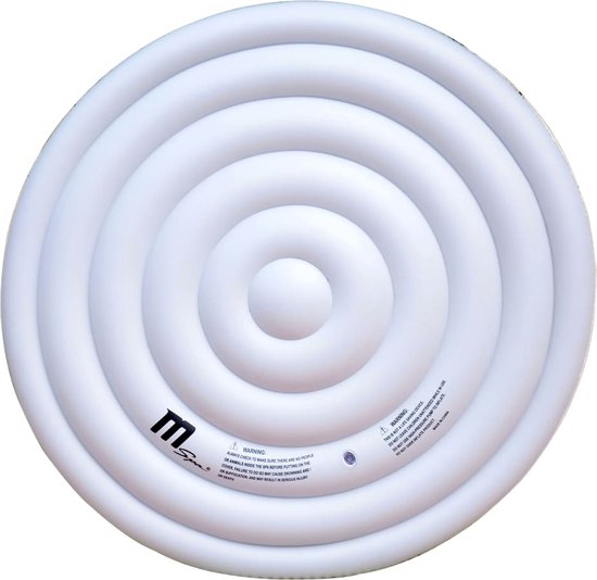 Energiebesparende Spa Cover Opblaasbaar Deksel Beschermende Regen Overloop Warmte-Isolator Technologie Ronde Blaas Past Alle 6 Persoon Ronde Hot Tubs Tot 173cm, Grijs