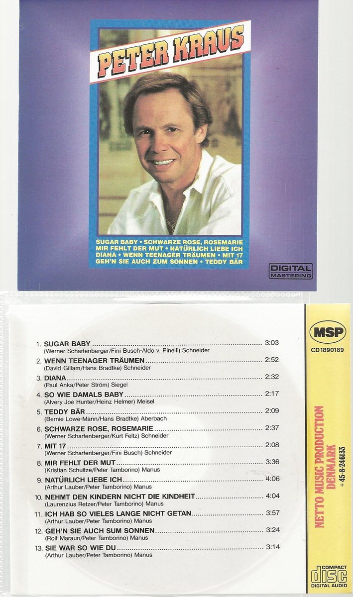 PETER KRAUS  - SUGAR BABY