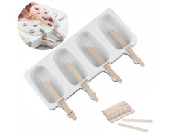 IJsvormpje met 50 ijsstokjes - Silicone - BPA Vrij