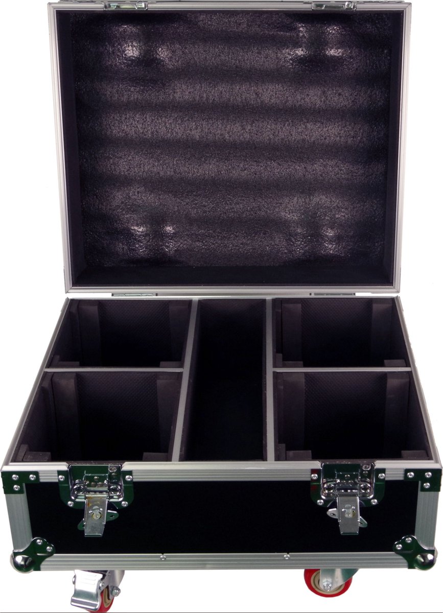 lightmaXX TOUR CASE 4x VECTOR Spark Up! with Wheels - Case voor effect