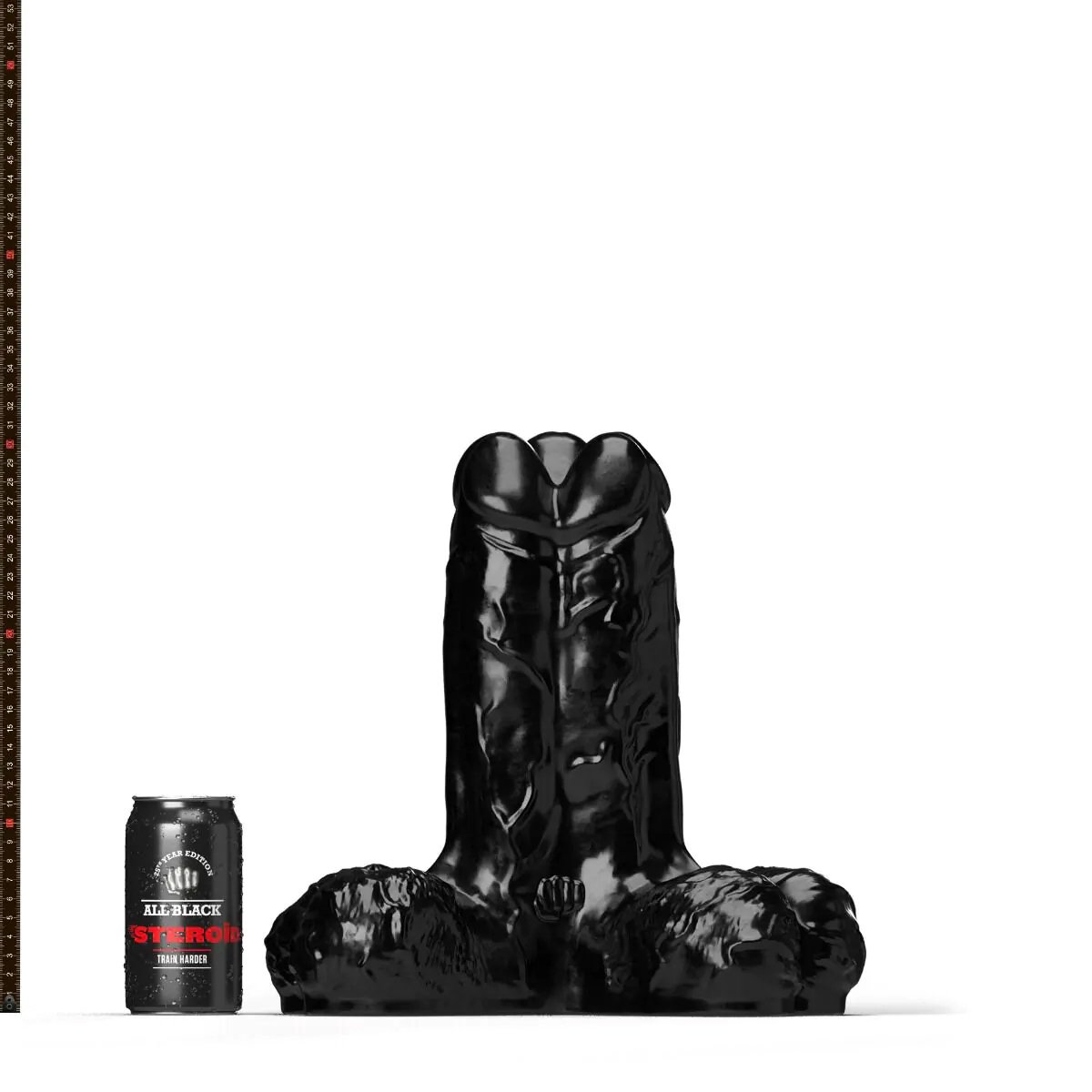 Goedkoopste All Black Steroïd - Gape, Set, and Match - Dildo - 30 x 13 cm - zwart