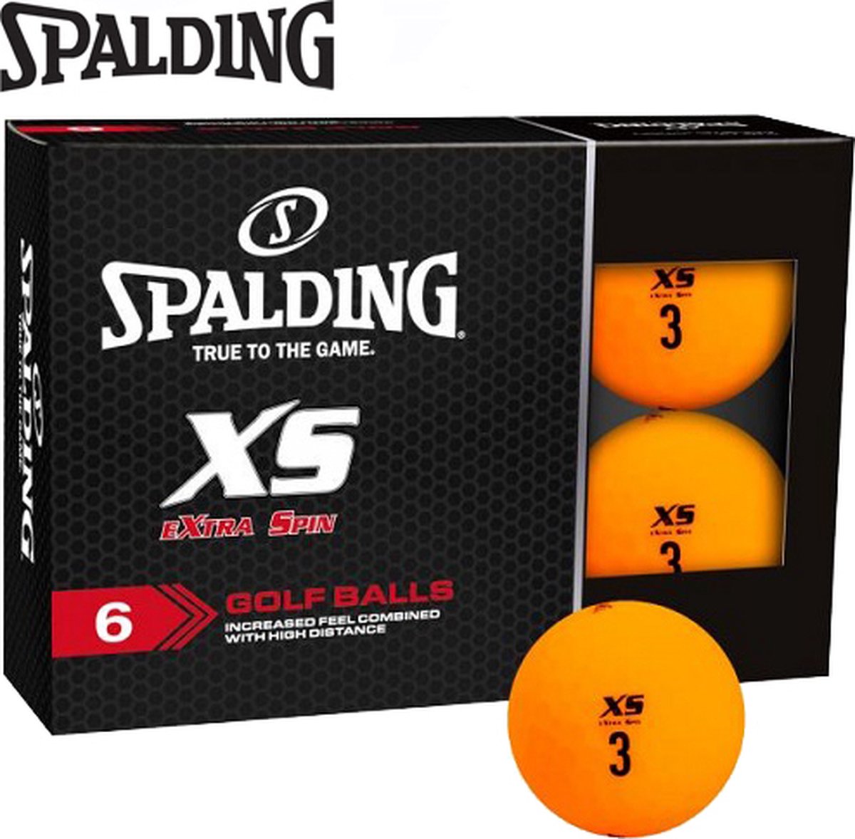 Spalding XS Golfballen 6 stuks, oranje