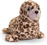 Keel Toys pluche zeehondje bruin zeehonden knuffel 35 cm - zeedier knuffeldieren - Speelgoed voor kind