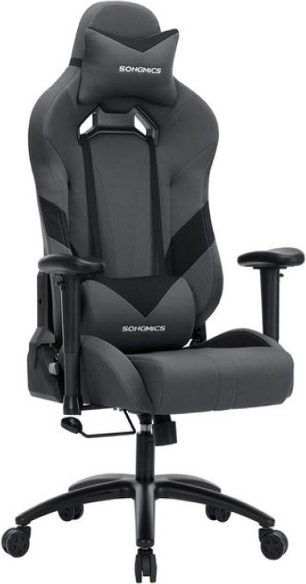 Offeco Gamestoel Apollo - Gamestoelen - Desk chair - Gaming spullen - Gaming chair - Bureaustoel - Grijs