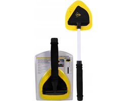 Dunlop Window Wiper Extendable DL - Uitschuifbare Ruitenwisser 28-47cm - Verstelbare Lengte - Handige Grip voor Comfortabel Gebruik - Geschikt voor Autoruiten en Spiegels - Zwart