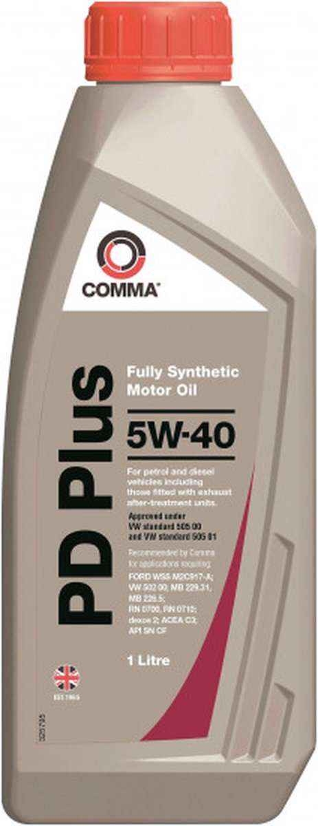 Comma | Diesel PD 5W-40 | Motorolie | 1 liter