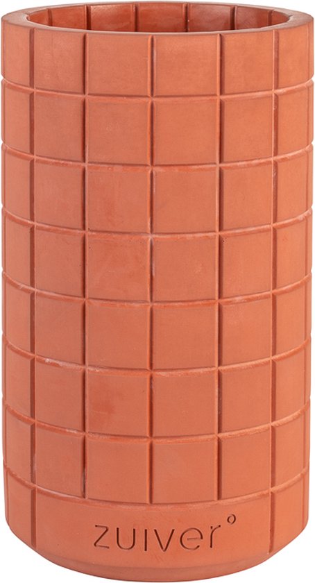 Zuiver Fajen Concrete Vaas - Terracotta