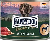 Happy Dog Sensible Pure Montana - Honden Natvoer - 6 x 200 g