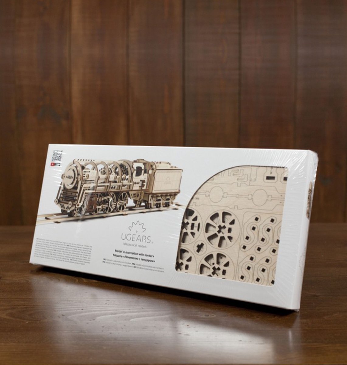 Ugears Modelbouw Hout Locomotief — afbeelding 15