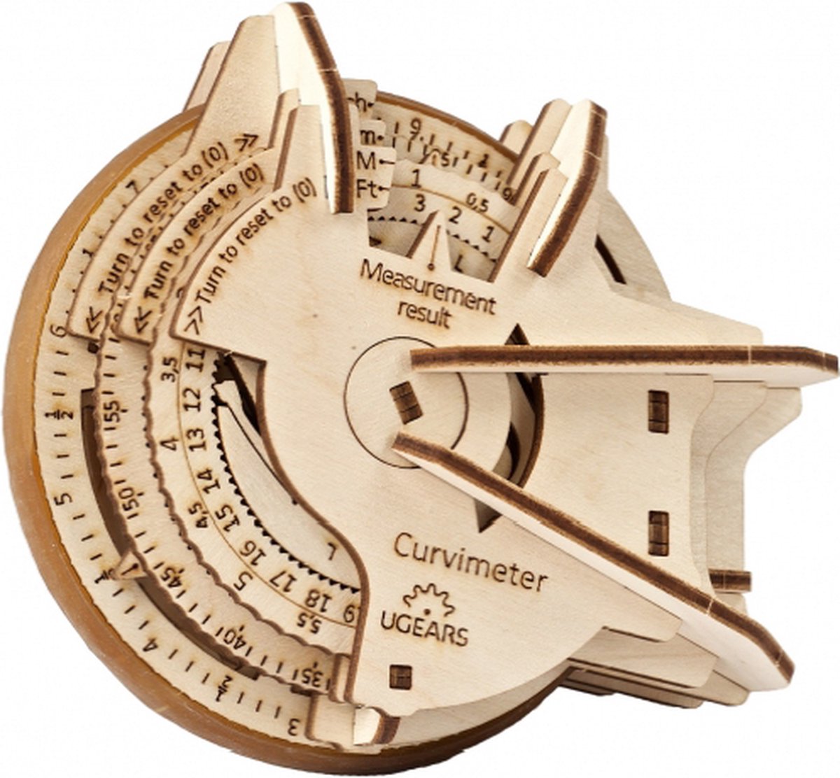 UGEARS Houten 3D Model - Stem Lab - Krommingsmeter — afbeelding 22
