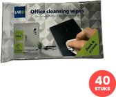 Schoonmaak doekjes 40x - Kantoor - Office wipes - PC, telefoon, laptop schoonmaak