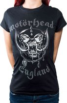 Motorhead - England Dames T-shirt - L - Zwart