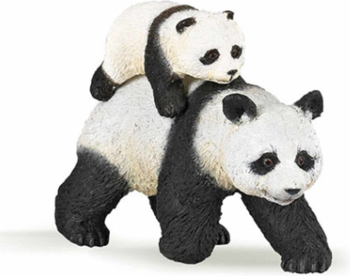 Speelfiguur - Bosdier - Panda - Met jong