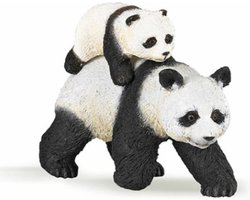 Speelfiguur - Bosdier - Panda - Met jong
