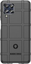 Samsung Galaxy M53 Hoesje - Rugged Shield TPU Gelcase - Zwart - GSM Hoesje - Telefoonhoesje Geschikt Voor Samsung Galaxy M53